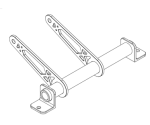 Navi-Halterung-erhoehte-Position-CAD-Zeichnung-BMW-R1250RS - MOTO-MATE
