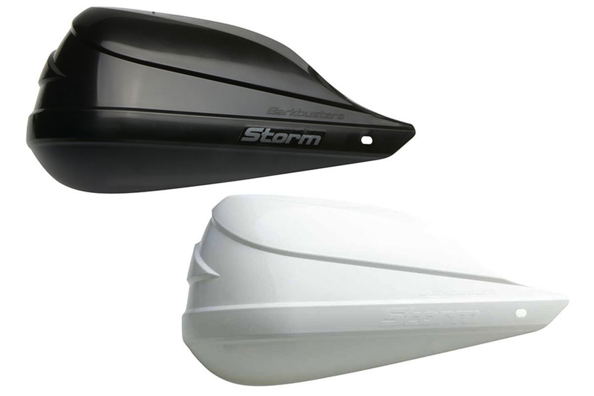 Barkbusters-Storm-Hand-Guards-Available-in-White-or-Black---Moto-Mate BarkBusters Storm Hand Guards (Guards ONLY) - Image 1