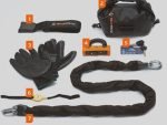 What's in the box of the BikeTrac Grab Bag and Chain