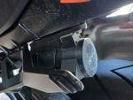 Mounted compressor part of Denali Split Soundbomb on KTM Super Adventure