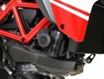 Denali light mount for Ducati Multistrada 1200/S '10-'14 side view with soundbomb compact