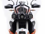 KTM 1290 with installed Denali Electronics D4 and S4 aux lights