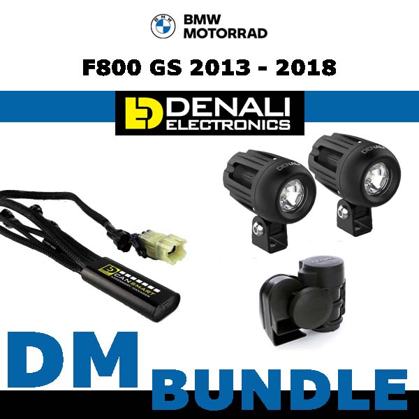 DENALI DM BUNDLE (GEN II) BMW F800 GS 2013-2018 DENALI Kit for BMW F800 - DM Light Bundle with horn and CANbus controller