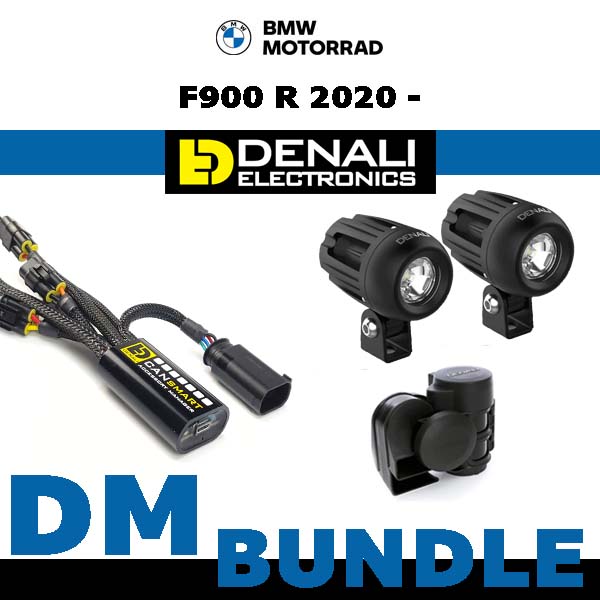 DENALI Electronics BMW F900 Bundle incl. Canbus controller, DM light pods and a soundbomb horn