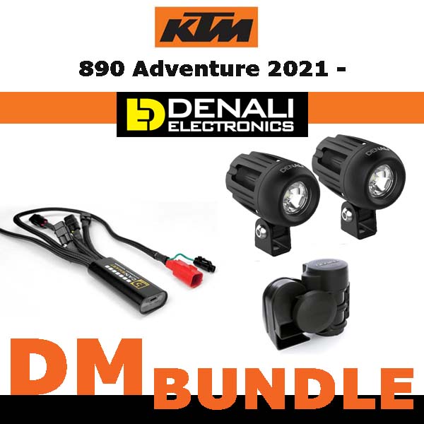 DENALI Kit for KTM 890 - DM Light Bundle with horn and CANbus controller
