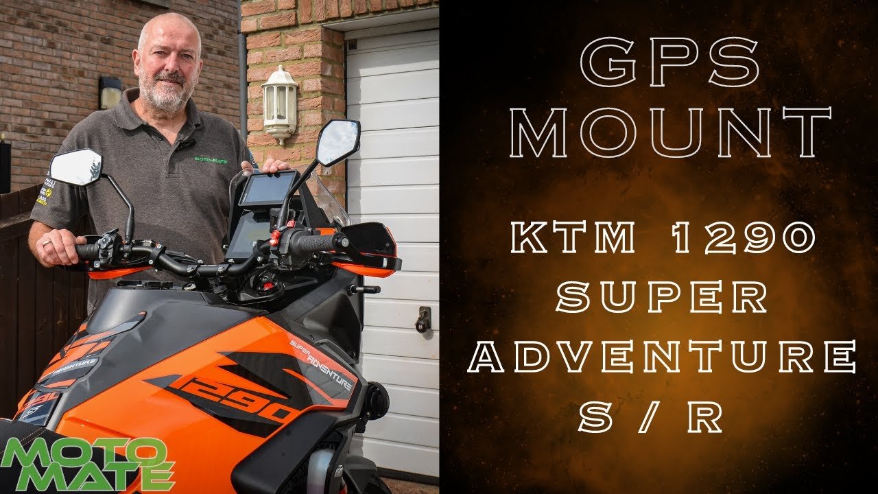 Support GPS/téléphone Moto Pour Suzuki GSX-S1000 GT/GT Plus (2022-2024) - Type 5 (barre 22 Mm) - Aluminium CNC, Réglable - Compatible Quad Lock, SP Connect, Etc.