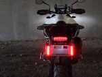 Denali Dual B6 Rear Lights installed with a CANsmart Controller for Triumph Tiger 1200 and 900 Series