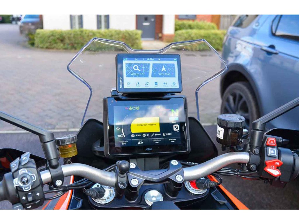 Navigation Mount for KTM 1290 Super Duke GT for Garmin Zumo XT