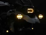 Denali D7 PRO with X-lens installed on a BMW R 1250GS
