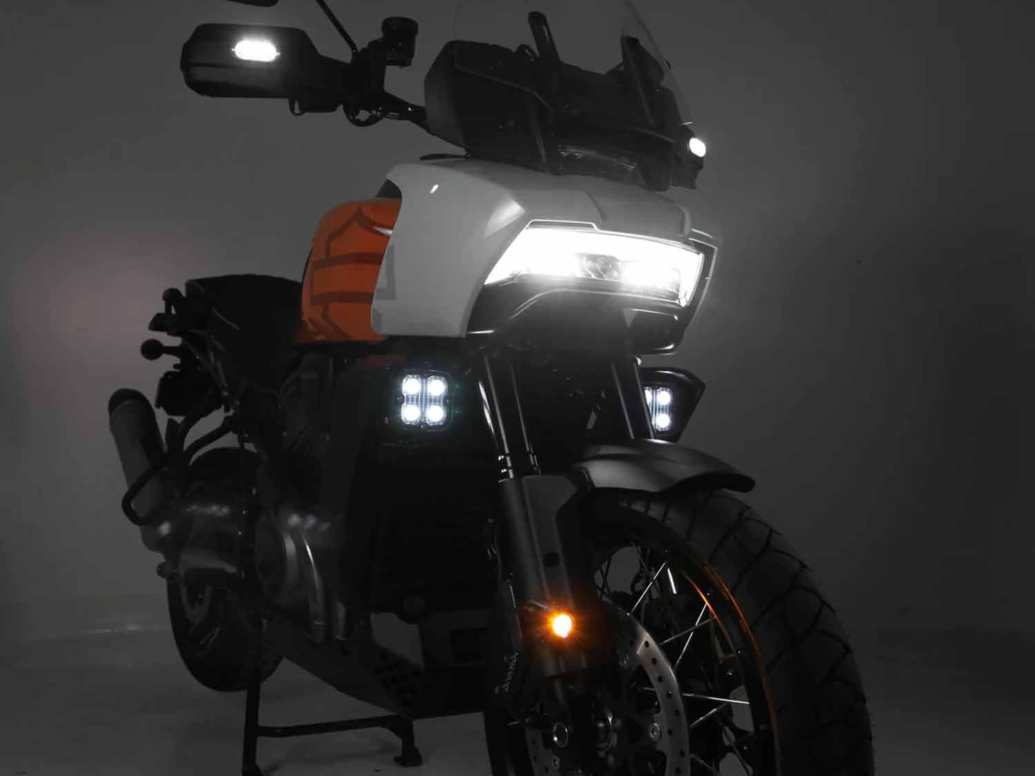 Denali D4 and CANsmart Controller installed on Harley-Davidson Pan America