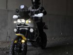 Denali D7 LED Driving Lights and D3 Fog Lights installed and controlled with a CANsmart Controller for Ducati DesertX and Multistrada V4