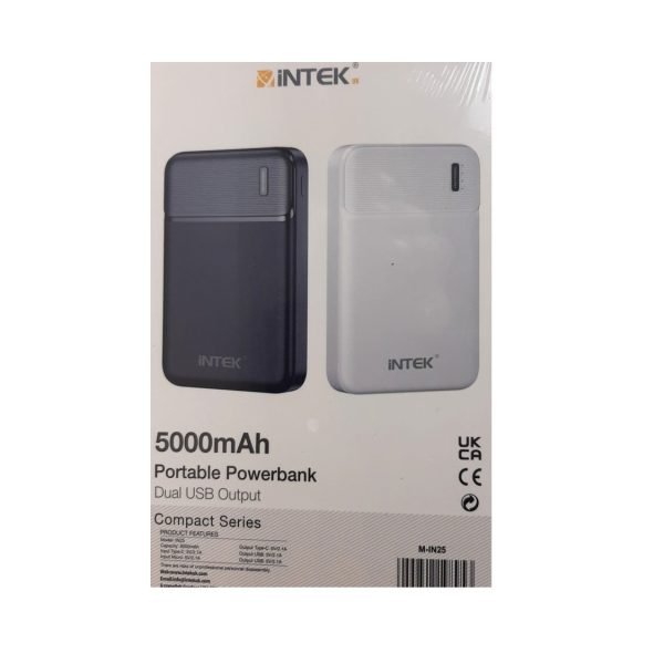 5000mAh Power Bank in Black