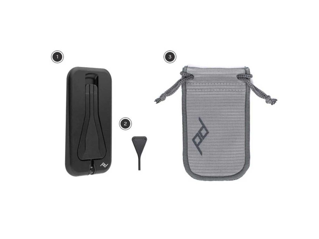 Peak Design Mobile Tripod Whats In The Box Moto Mate - moto-mate