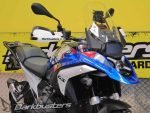Barkbusters handguard installed on BMW R1300GS