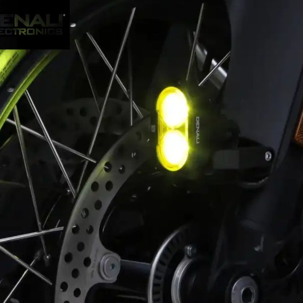 DENALI DL2 Driving Light Pod in Yellow, installed