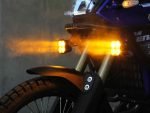 Denali DL4 Driving Lights installed with amber lenses