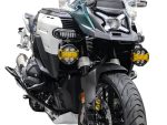 Denali Upper Driving Light Mount for BMW R1300 GS Adventure with D7 Pro Lights installed
