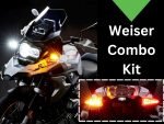 Weiser Extreme Evo combo kit front and rear indicators for BMW R1300GS/A and BMW R1250 GS/A