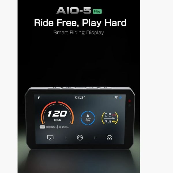 Chigee AIO-5 Play Smart Riding Display showing digital speedometer and smart interface