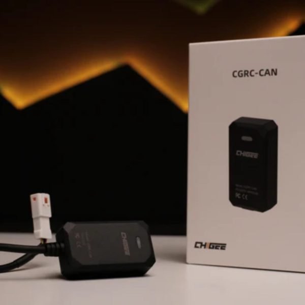 Chigee CGRC CAN BMW Wonder Wheel Control module with retail packaging, showing DWA/RDC plug cable.
