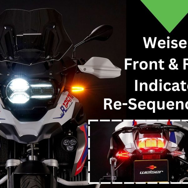 Weiser Front & Rear Kit Turn Signal Re-Sequencing for BMW R1250 GS GSA