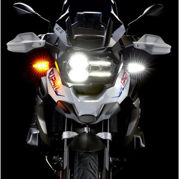 Multifunction LED Driving Lights/Indicator Front Kit R1250/R1200 GS / GSA ’13 – ’20 from Weiser, showing indicator on