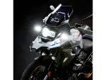 12 white bright LEDs for impressive daytime or nighttime illumination