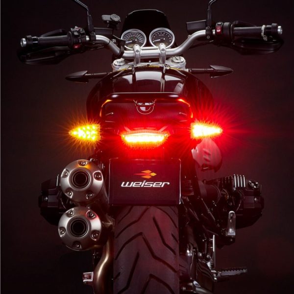 Weiser Extreme Evo rear LED indicators on BMW R1200 / R1250 GS / GSA