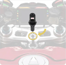 Illustration of the setup of a Chigee AIO-5 with a Fork Stem Mount