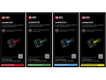HEX ezSWITCH KIT (With Blue-Red-Yellow-Green LED)