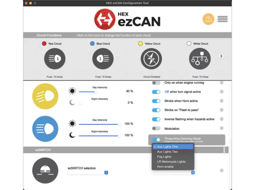 HEX ezSWITCH KIT ezCAN Configuration Tool H1 EZA 010 x - moto-mate