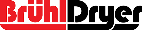 Bruhl Dryer Logo Red-Black with Transparent Background