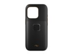 Peak Design GNAR Case for iPhone 16 Pro and iPhone 16 Pro Max in Black rear view with SlimLink mounting technology