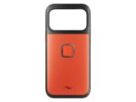 Peak Design Everyday Case for iPhone 17 Pro and iPhone 17 Pro Max in Ibis colour rear view compatible with Peak Design motorcycle phone mounts
