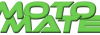 Green-lettered logo that reads 'Moto Mate'